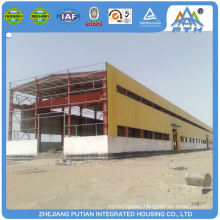 Top stackable EPS/PU/XPS sandwich panel steel structure workshop